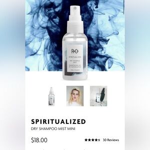 NEW R+Co Spiritualized Dry Shampoo Mist